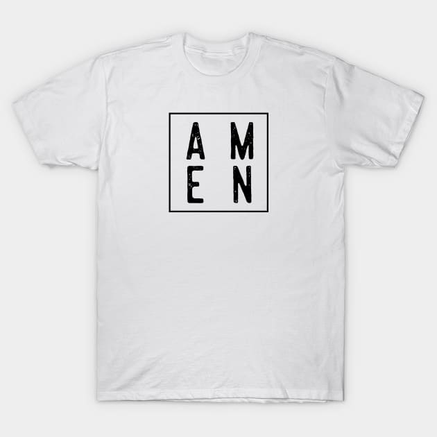 AMEN Square T-Shirt by Move Mtns